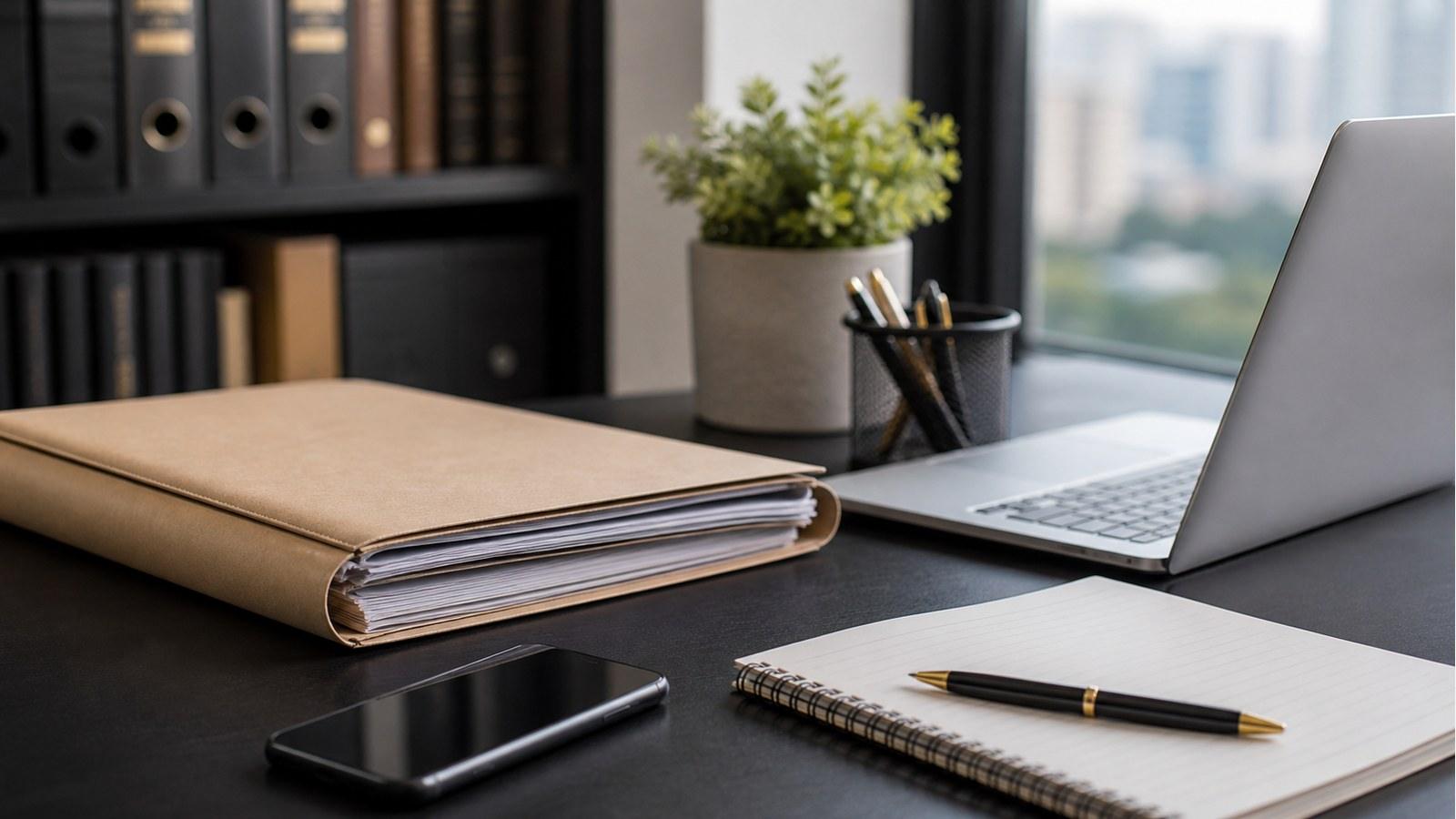Cliente ansioso no escritório jurídico