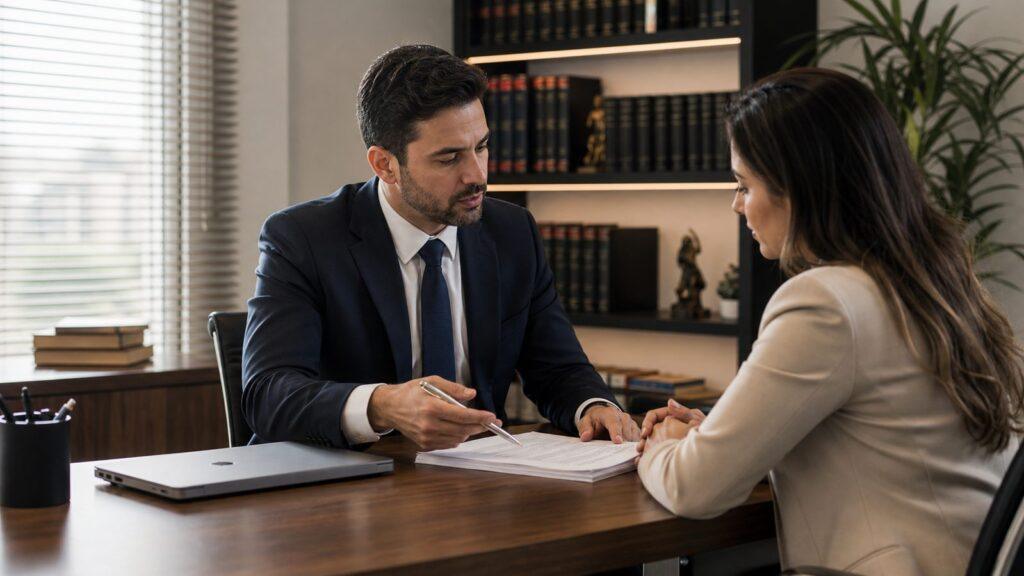 Cliente ansioso na rotina da advocacia