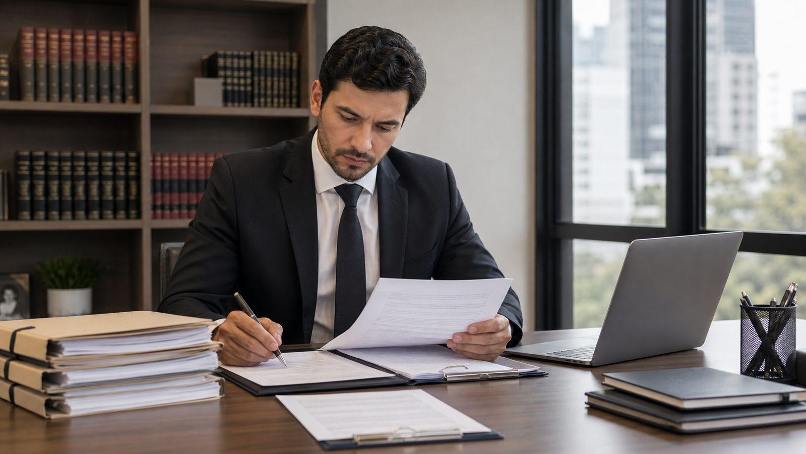 Documentos processuais em contexto de advocacia