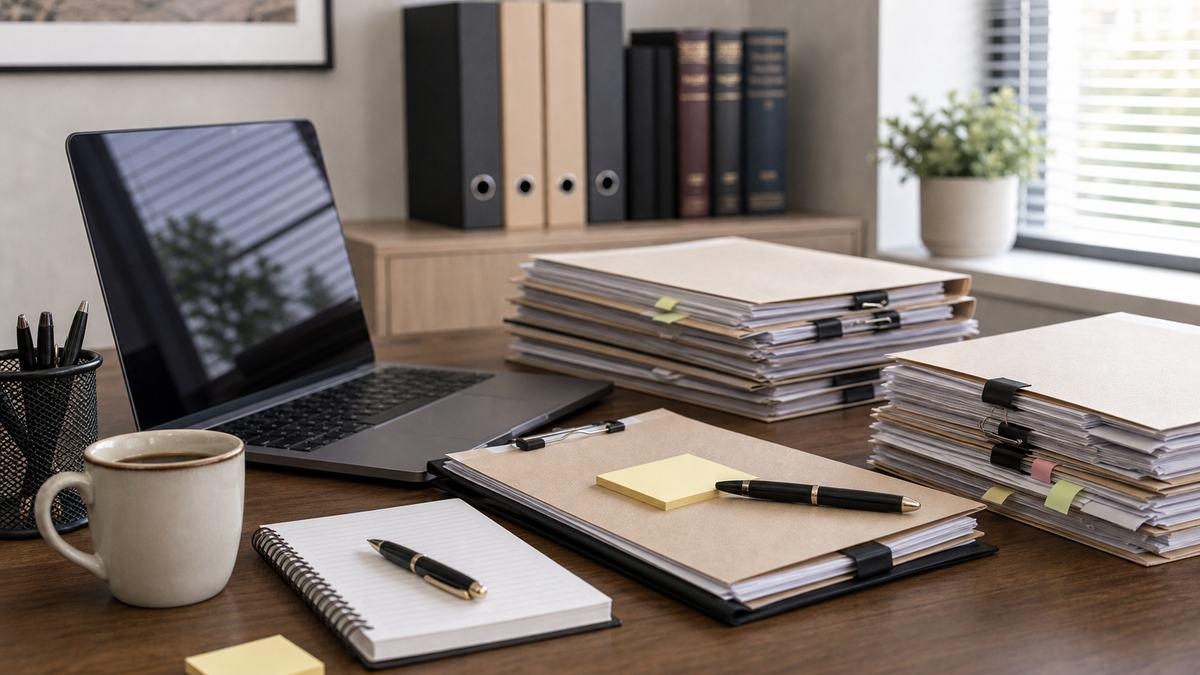 escritório lotado em escritório de advocacia