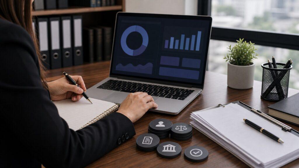 créditos jurídicos com controle de uso no escritório